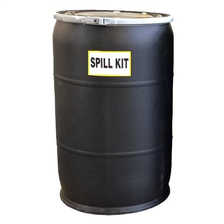 Absorbents Midwest HazMat 55-Gallon Open-Head Drum Spill Kit with Lever Lock Lid Refill 18063-RF